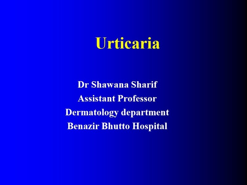 Urticaria Updated.pdf