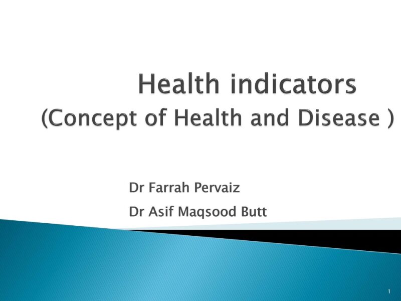 health indicators concepts of health & disease 21-02-25.pptx