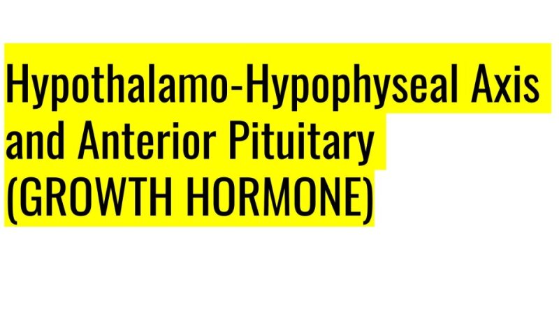 Hypothalamo-Hypophyseal Axis and Anterior Pituitary (GROWTH HORMONE).pptx