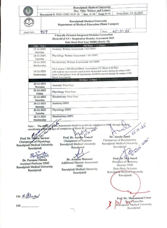 Date sheet Block III-1st year MBBS-2025.jpg