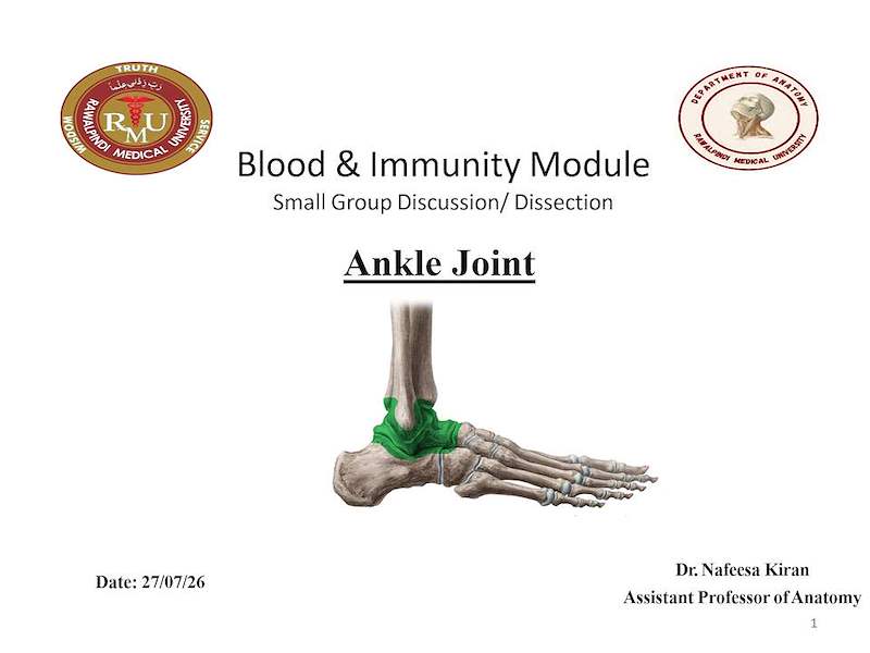 Ankle_Joint_by Dr.Nafeesa Kiran.pptx