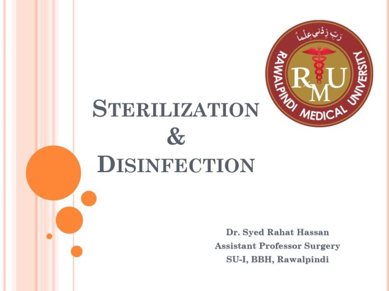 Sterilization & Disinfection  Dr. Rahat Hassan.pdf