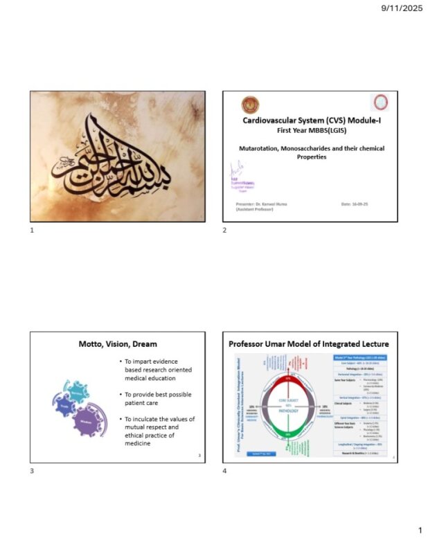 CVS_LGIS_Monosaccharide and chemical properties_25_Pdf_Dr Kanwal..pdf