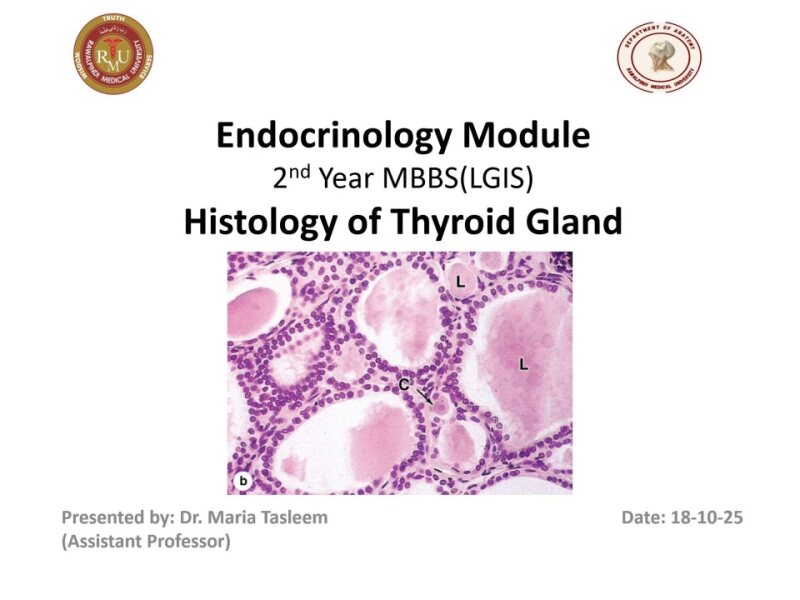 Histology of Thyroid & Parathyroid gland.pptx