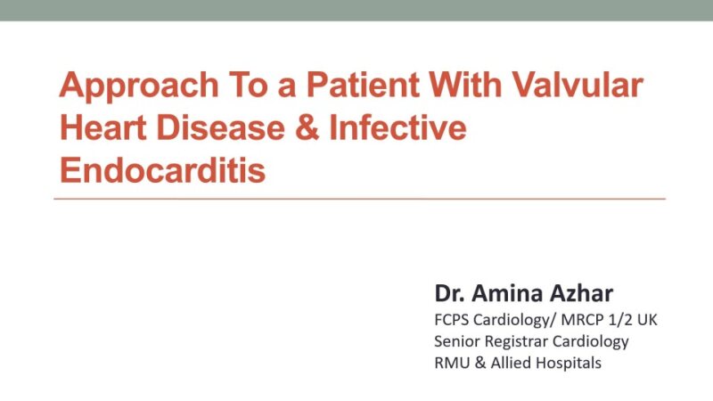 Approach to a Patient with Valvular Heart Disease.pptx