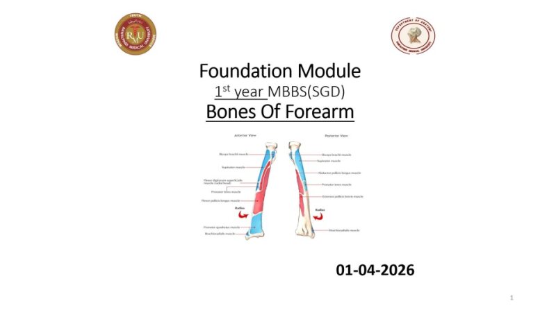 Radius & Ulna-.pptx