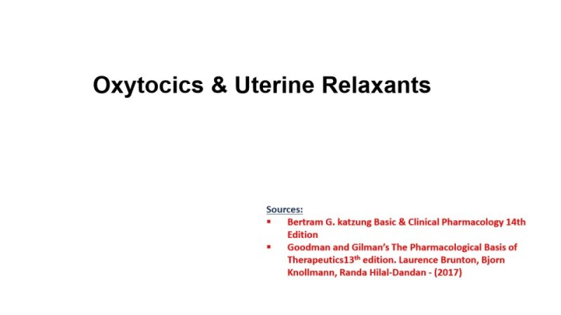 MVI-REPRO-PH-006 Oxytocic drugs  & Uterine Relaxants.pdf