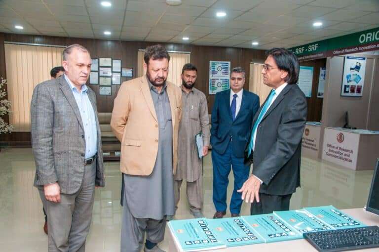 GB team visiting RMU & Health minister signing MOU for starting of Training of postgra ( (7)