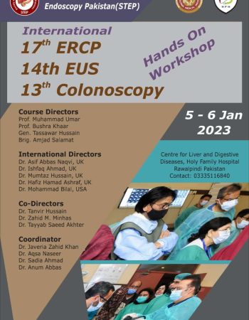INTERNATIONAL 17TH ERCP ,14TH EUS AND 13 TH COLONOSCOPY HANDS ON WORKSHOP ON 5-6 JAN 2023