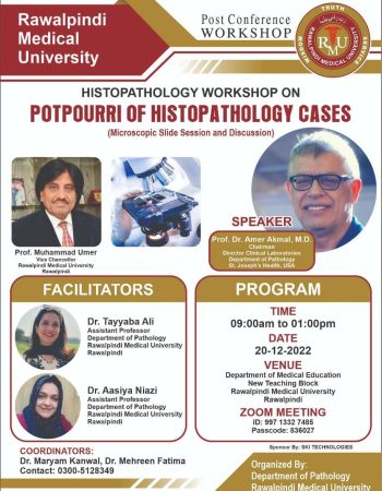 Post conference histopathology workshop, 20th Dec 2022